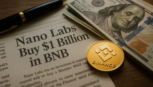 Приобретение BNB на $1 млрд Nano Labs: как сделка повлияла на курс токена