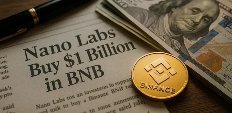 Приобретение BNB на $1 млрд Nano Labs: как сделка повлияла на курс токена